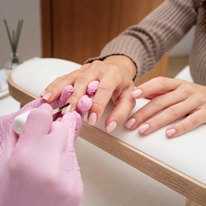 Nail care manicure process