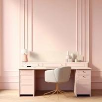 Neoclassical style interior design with decor furnishings